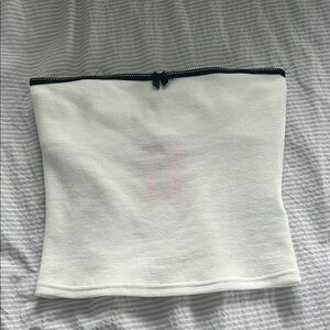 Edikted White Top with Black Edging